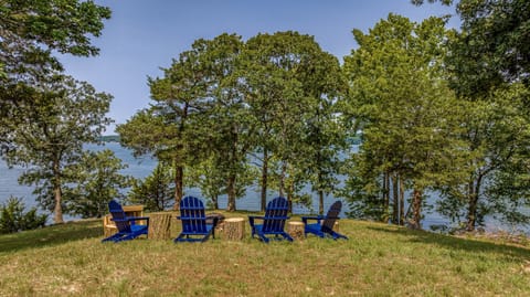 take in the serene views from the point in the and Adirondak chairs!