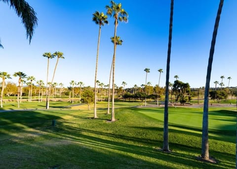 Breathe in sunny greens and towering palms all day long.