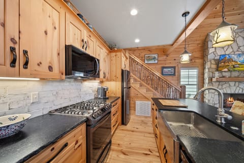 Basin Sink and Gas Stove