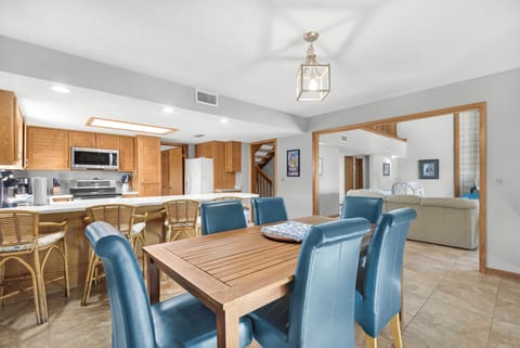 Dining and kitchen space