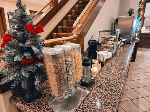 Start your morning with coffee, pastries, and convenient grab-and-go bites.