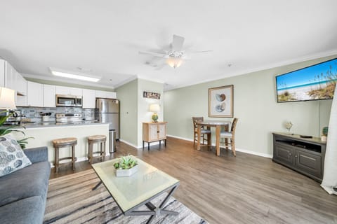 Another view of the open floor plan of the main gathering space