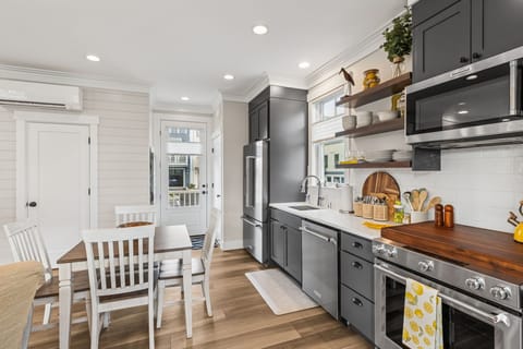 Kitchen and dining area
