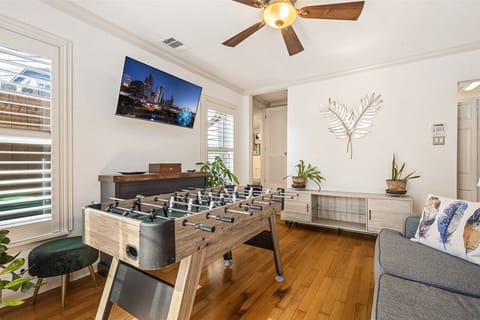 Bring everyone together for friendly foosball games for the perfect hangout!