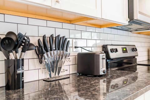 Fully stocked kitchen with all the tools you need