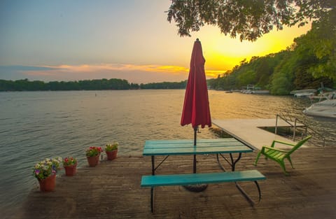 Sunset on the Lake Deck