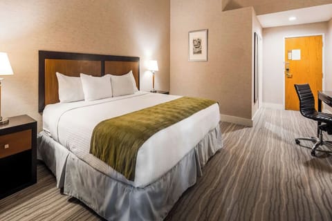 Bedroom. Interior and views may vary based on location and availability