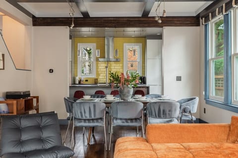 Open concept kitchen, dining and living makes it easy to be together and still enjoy your space.