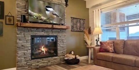 Relax by the fire with a good book or catch up with friends/family.