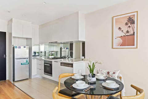 A kitchen & dining area.