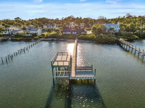 The dock at sunset