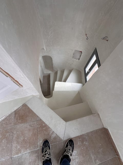 Steps to the bathroom