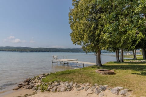 Shared Dock - There are 2 cabins on this property with separate firepits and a shared dock.