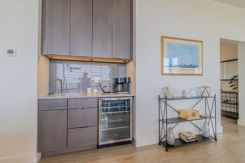 Lower Level - Wet Bar - Wet bar with wine fridge and coffee station included.