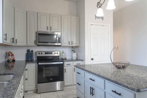 Fully equipped kitchen for all your cooking needs