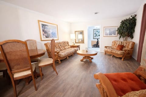 Settle into soft seating, warm décor, and a space that instantly feels like home.