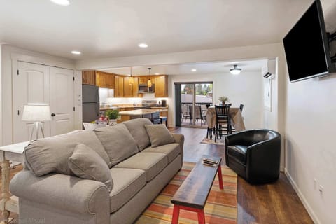 Living Area offers a Queen sofa bed for additional sleeping arrangement.