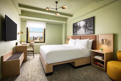 Return to a bright, spacious retreat with skyline outlooks.