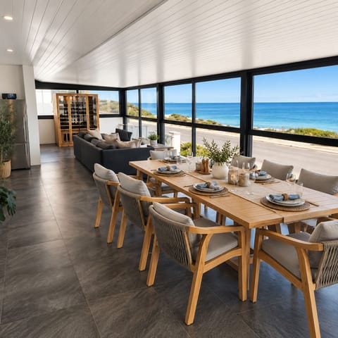 Coastal modern living with ocean views