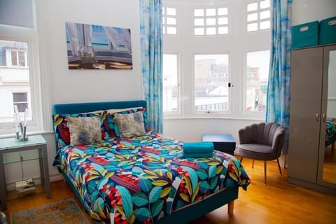 Master Bedroom Ensuite with a city view
