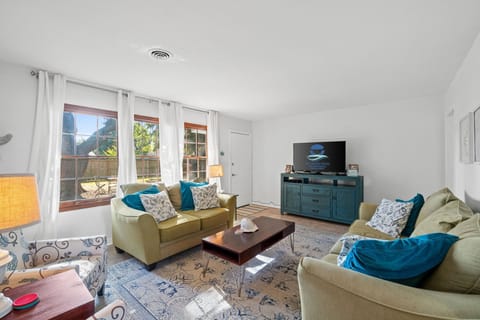 Cozy seating area with plenty of natural light for your comfort