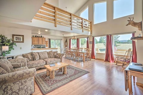 Living Room | Cozy Lodge Seating | Natural Light & Comfortable Furnishings