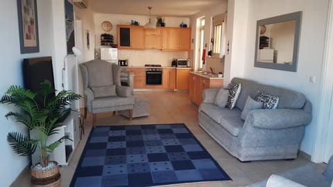 Open plan living space in the Apartment.