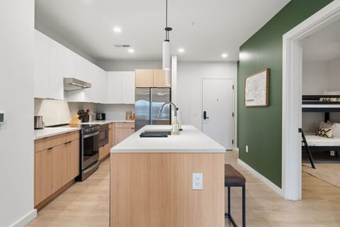 Whip up something delicious in our modern, bright kitchen