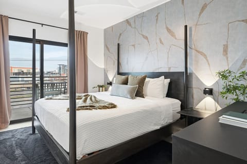 Serene Primary Suite with Balcony Access