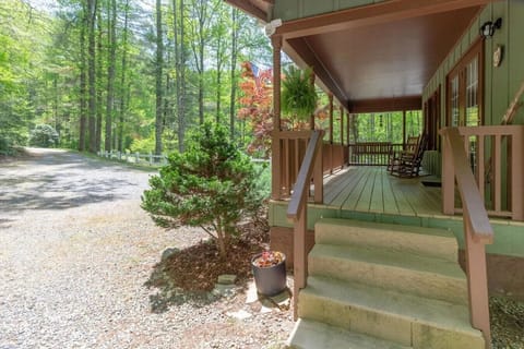 Front driveway and porch