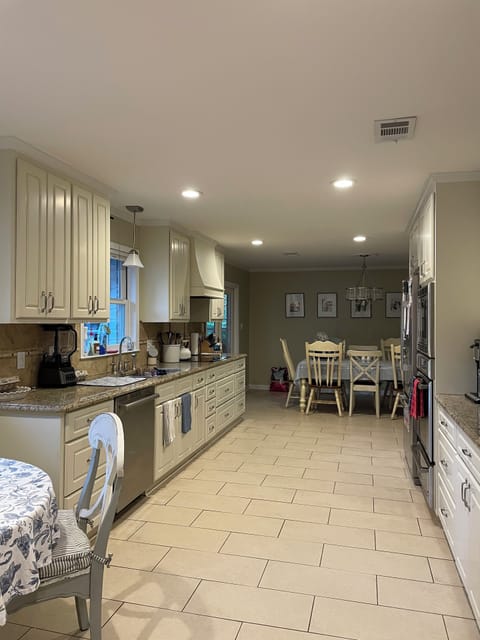 Kitchen and dining area