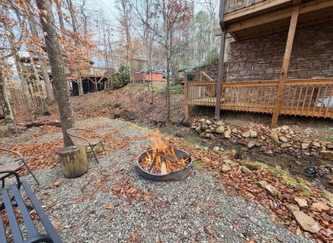 A bonfire pit for those memorial evenings!
