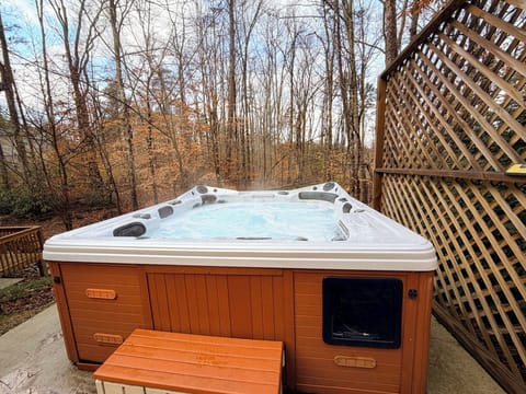 A hot tub large enough for everyone!