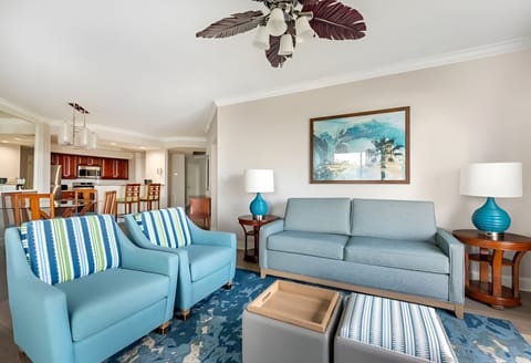 Gather together in a bright living room with plush seating.