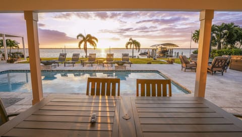 Estate Sized Waterfront Parcel on a Quadruple 160ft Lot with a Fenced in Backyard and World Class Views of the Caloosahatchee River