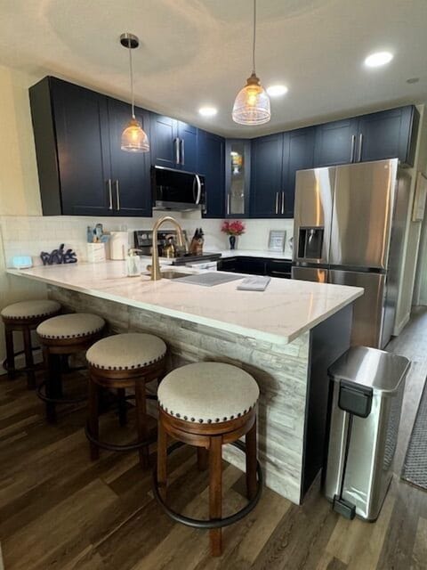 Fully stocked kitchen 