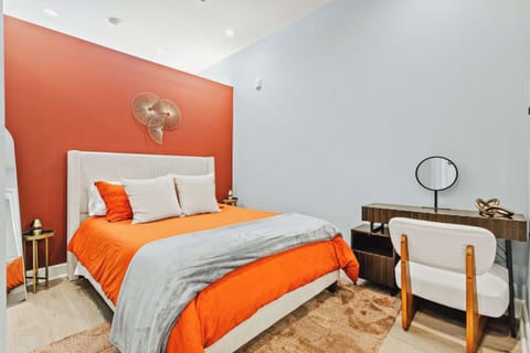 Unwind in a comfortable bedroom designed for restful sleep. Plush bedding, calming tones, and a clean layout help you recharge fully after busy days exploring or working.