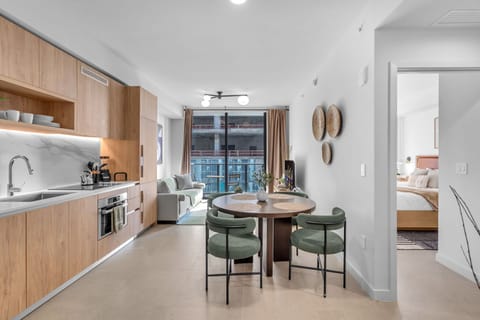 Experience urban luxury at The Crosby Miami Worldcenter! ✨ This sleek, sun-drenched 1 bedroom unit offers city views, a modern chef’s kitchen, and stylish comfort in the heart of downtown. Steps from the best of Miami. Book your stay! 