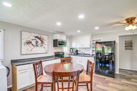 Kitchen | Stainless Steel Appliances | Bar Seating & Dining Area