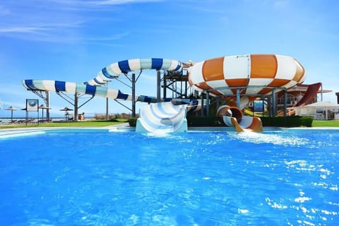 Dive into thrilling slides and cool off in crystal water.