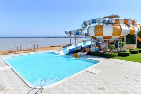 Start your day with sea views and waterslide adventures.