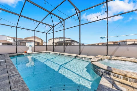 Dive into relaxation, your private pool and spa awaits