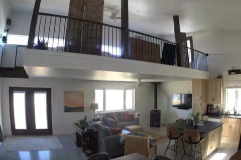 Interior loft and living areas