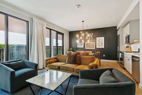 Living Room w/ Balcony Access