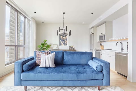 Living Room + Kitchen