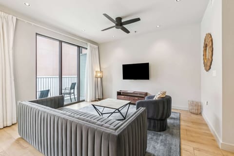 Living Room w/ Balcony Access 