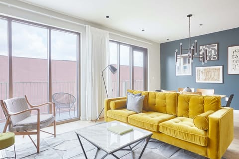 Living Room w/ Balcony Access 