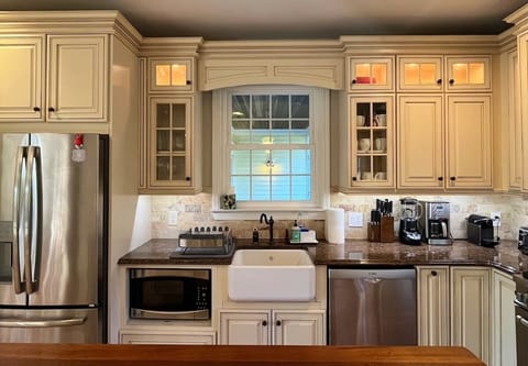 All stainless steel appliances