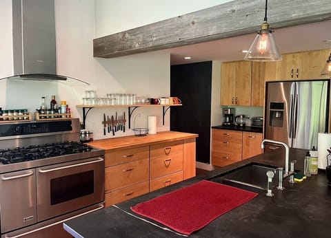 All stainless steel appliances