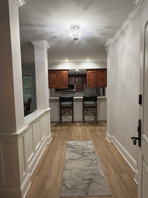 Entryway with coat closet